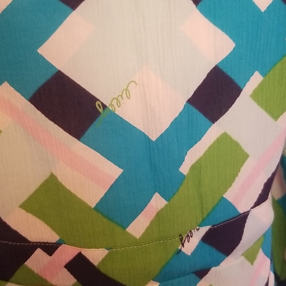 LILLY PULITZER plaid dress - Picture 3 of 8